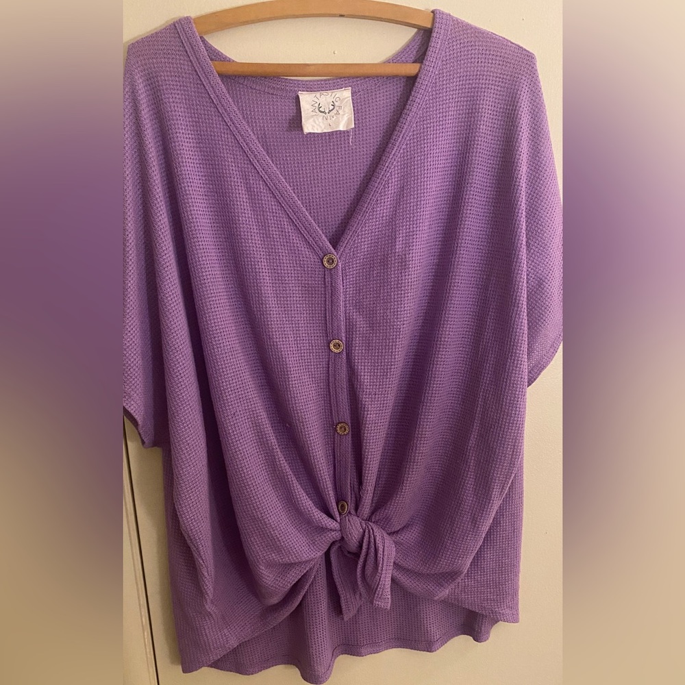 Woden knit top